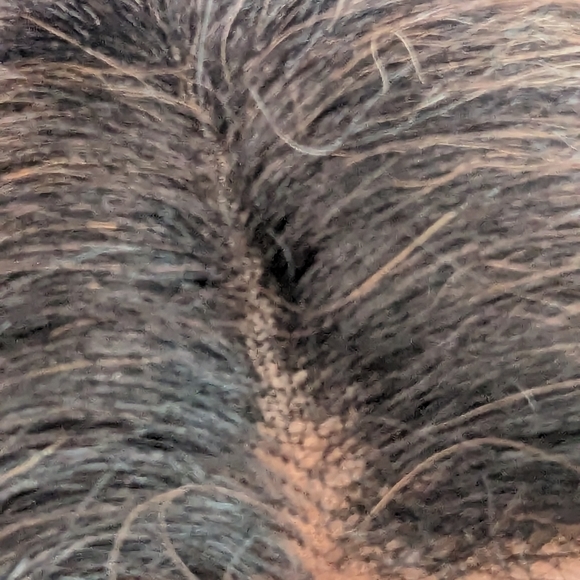 Middle part lace wig yaki texture - Picture 7 of 9